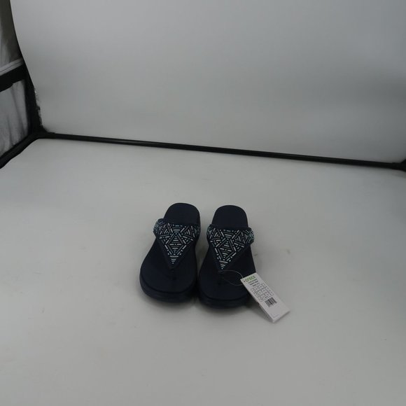 CROCS Navy Blue Women's Sandals - Picture 6 of 10